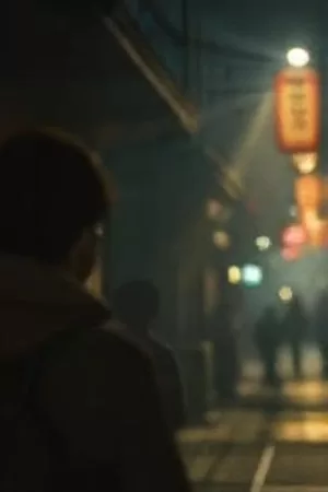 剧情片《海平线以北》海报，灯塔下的航海图与远处客轮